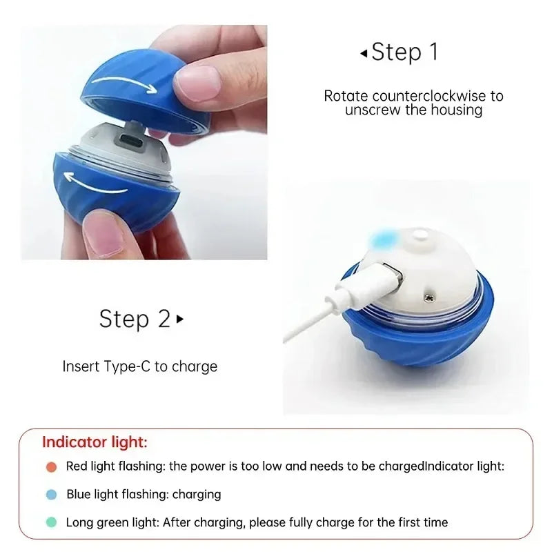 USB Smart Bouncing Dog Toy Ball