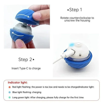USB Smart Bouncing Dog Toy Ball