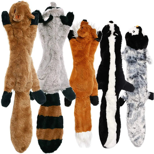 Stuffingless Squeaky Animal Toy